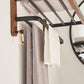 Frendorf | Modernes Badezimmerzubehör-Set Aluminium & Holz Badbeschläge Set
