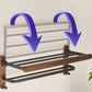 Frendorf | Modernes Badezimmerzubehör-Set Aluminium & Holz Badbeschläge Set