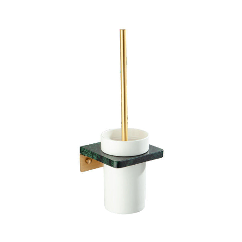 Frendorf | Golden Bath Hardware Set Messing & Marmor Badezimmer Zubehör Set