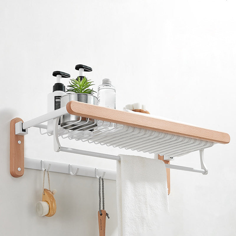 Frendorf | Weißes Badezimmer Set Massivholz & Aluminium Badezimmerzubehör einzeln oder als Set