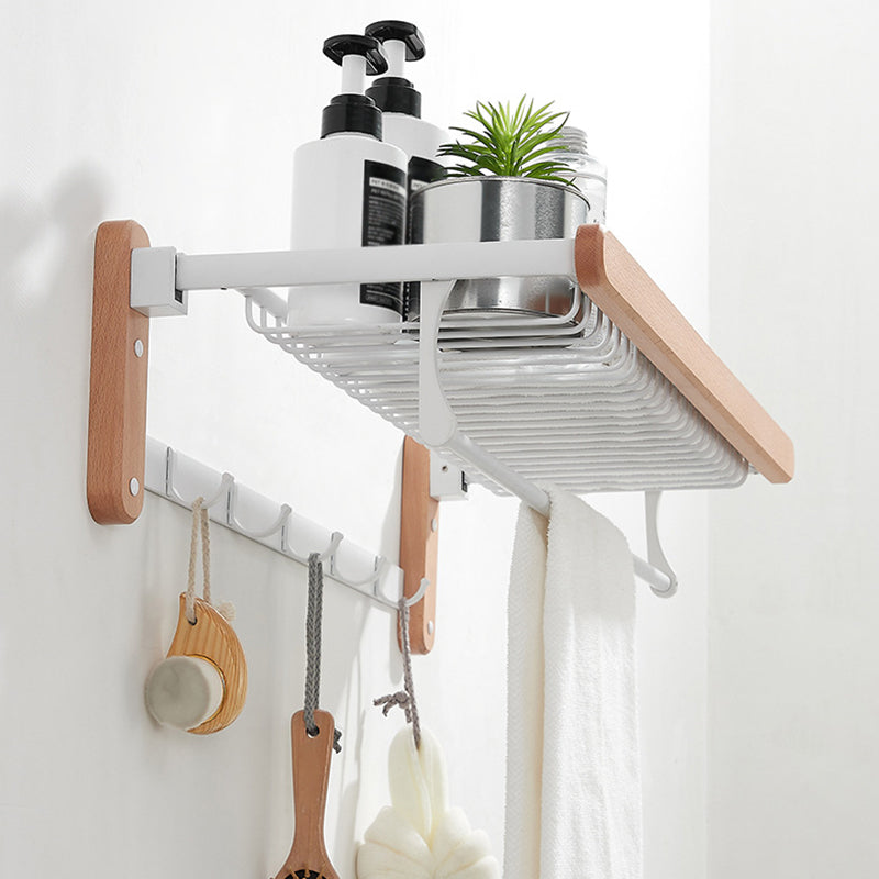 Frendorf | Weißes Badezimmer Set Massivholz & Aluminium Badezimmerzubehör einzeln oder als Set