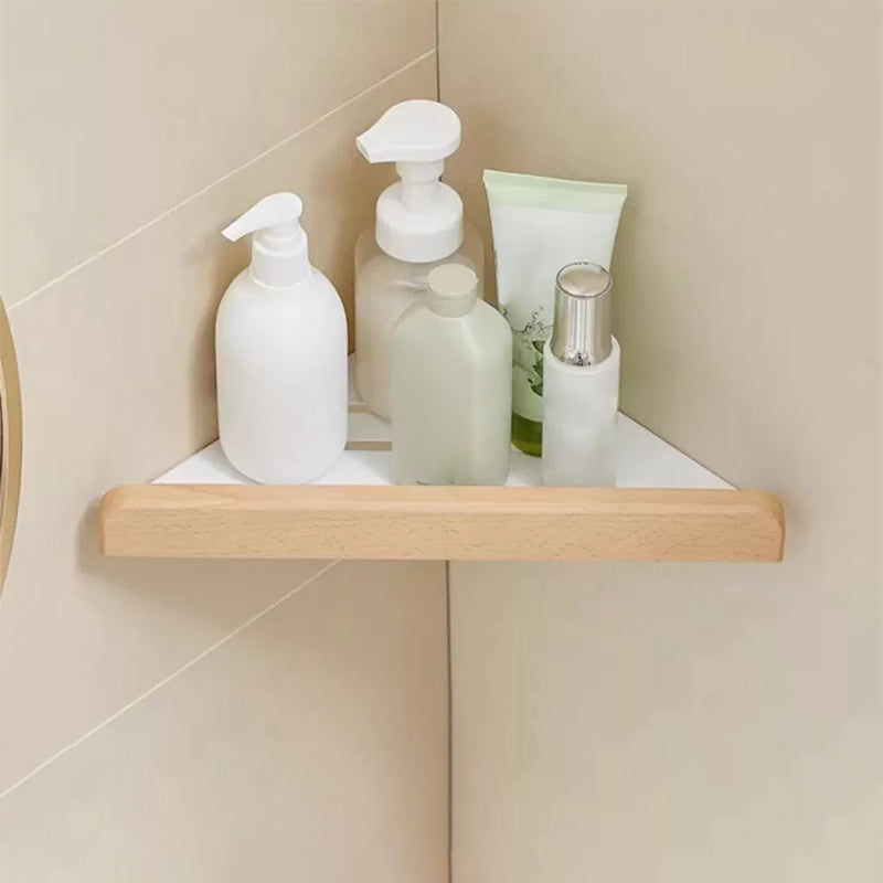 Frendorf | Weißes Badezimmer Set Massivholz & Aluminium Badezimmerzubehör einzeln oder als Set