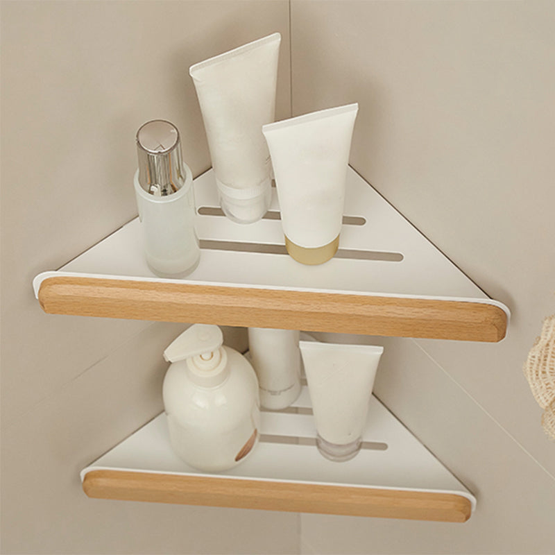 Frendorf | Weißes Badezimmer Set Massivholz & Aluminium Badezimmerzubehör einzeln oder als Set