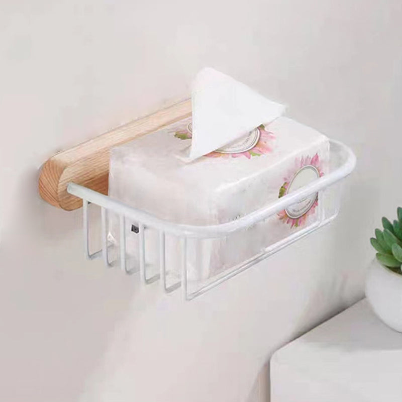 Frendorf | Weißes Badezimmer Set Massivholz & Aluminium Badezimmerzubehör einzeln oder als Set