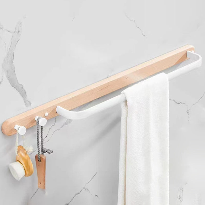 Frendorf | Weißes Badezimmer Set Massivholz & Aluminium Badezimmerzubehör einzeln oder als Set
