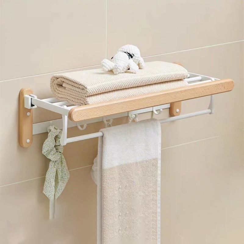 Frendorf | Weißes Badezimmer Set Massivholz & Aluminium Badezimmerzubehör einzeln oder als Set