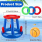 Frendorf | Aufblasbares Pool-Basketball-Set – Hoop, Ball und Ringe inklusive