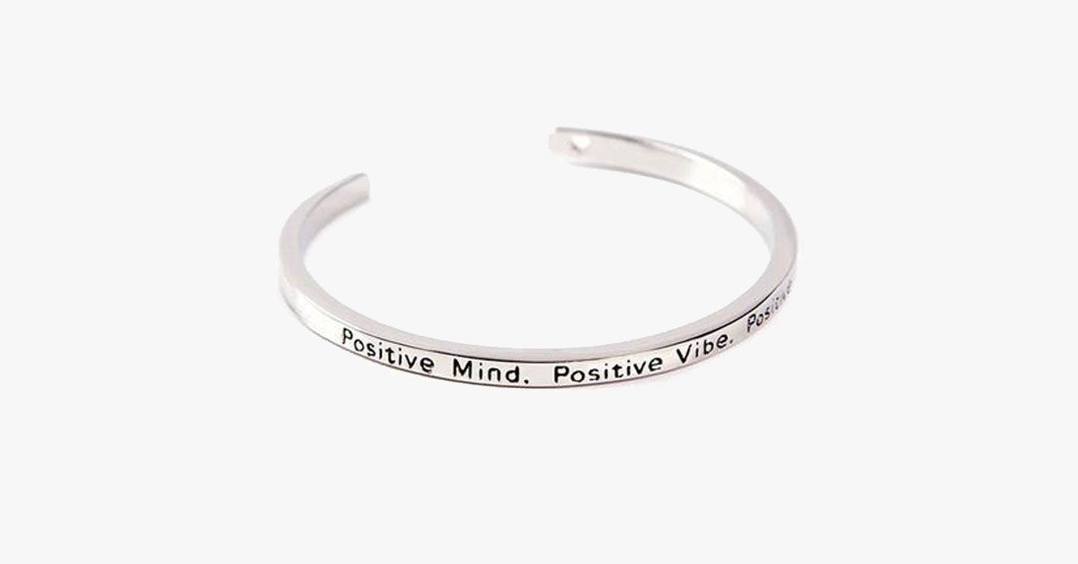 Frendorf | Positive Mind Positive Vibe Positive Life Armreif