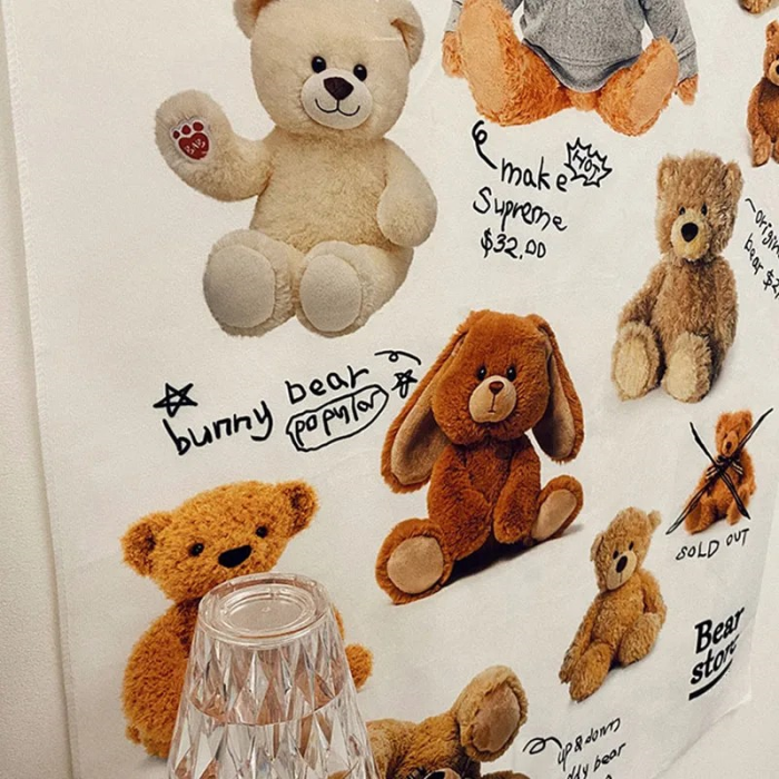 Kollektion von Teddys Wandteppich
