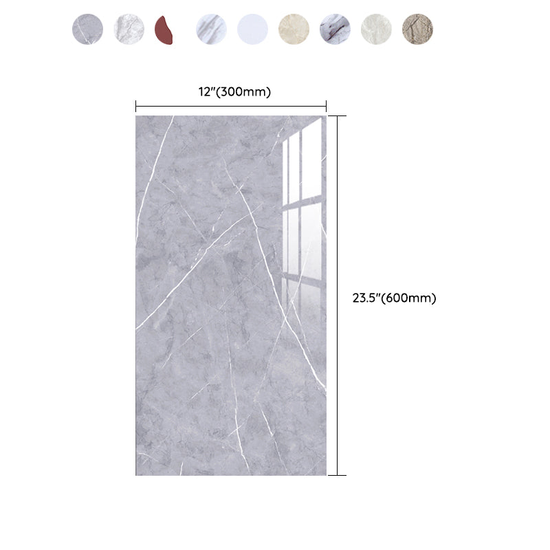 Frendorf | 10-Pack 12" x 23" PVC rechteckige Peel & Stick U-Bahnfliese Küche und Bad