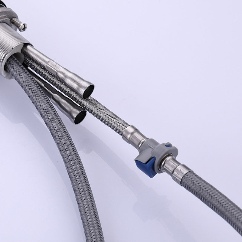 Frendorf | Ausziehbarer Wasserhahn Zeitgenössischer Einhebel-Wasserhahn mit schwenkbarem Auslauf