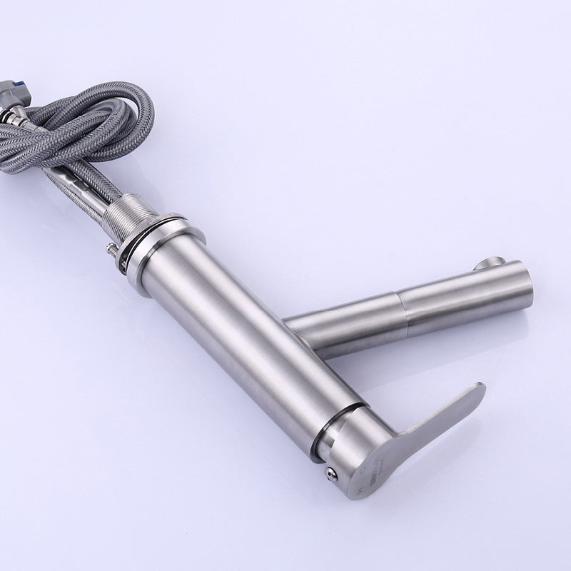 Frendorf | Ausziehbarer Wasserhahn Zeitgenössischer Einhebel-Wasserhahn mit schwenkbarem Auslauf