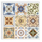 Frendorf | Mosaikfliesen zum Abziehen und Aufkleben Moderne Stil Tapete mit quadratischer Form