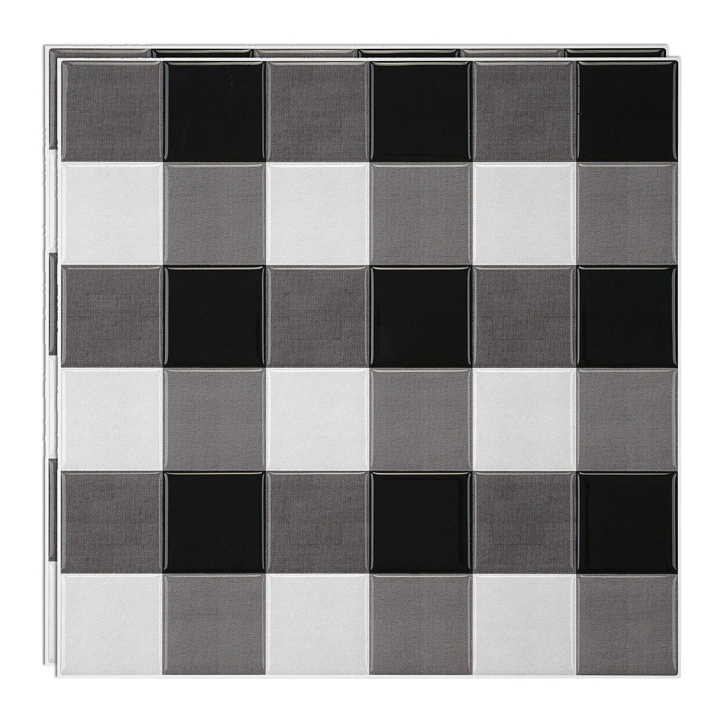 Frendorf | Mosaikfliesen zum Abziehen und Aufkleben Moderne Stil Tapete mit quadratischer Form