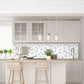 Frendorf | Mosaikfliesen zum Abziehen und Aufkleben Moderne Stil Tapete mit quadratischer Form