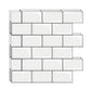 Frendorf | Mosaikfliesen zum Abziehen und Aufkleben Moderne Stil Tapete mit quadratischer Form