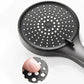 Frendorf | Kunststoff Handbrause Rund Handheld Duschkopf mit Selbstreinigung