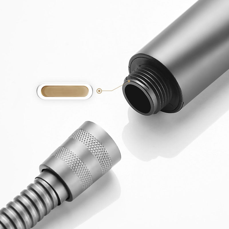 Frendorf | Kunststoff Handbrause Rund Handheld Duschkopf mit Selbstreinigung
