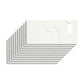 Frendorf | 10er Pack 12" X 23" PVC rechteckige Peel & Stick Feldfliese Küche und Badezimmer Rückenverkleidung