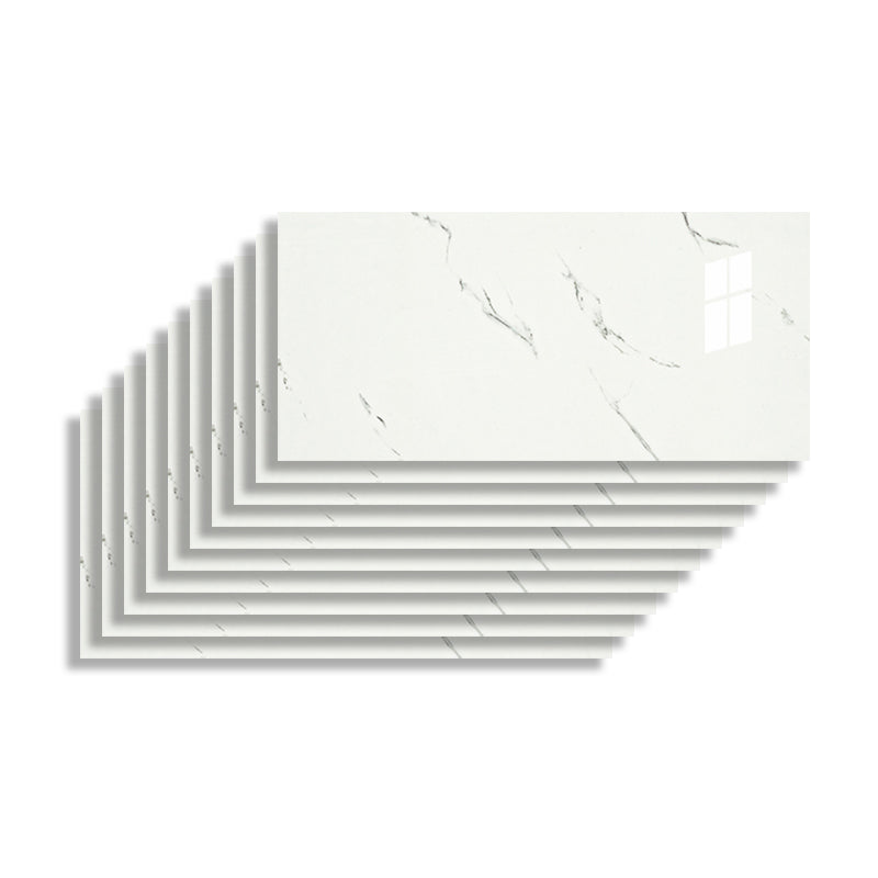 Frendorf | 10er Pack 12" X 23" PVC rechteckige Peel & Stick Feldfliese Küche und Badezimmer Rückenverkleidung