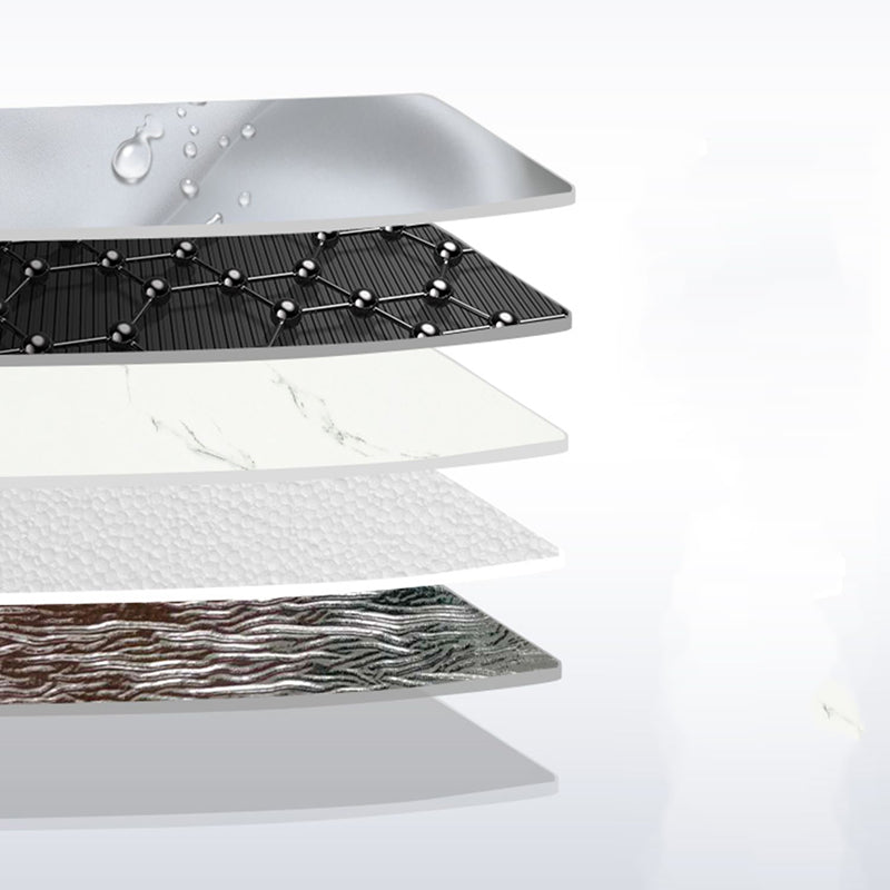 Frendorf | 10er Pack 12" X 23" PVC rechteckige Peel & Stick Feldfliese Küche und Badezimmer Rückenverkleidung