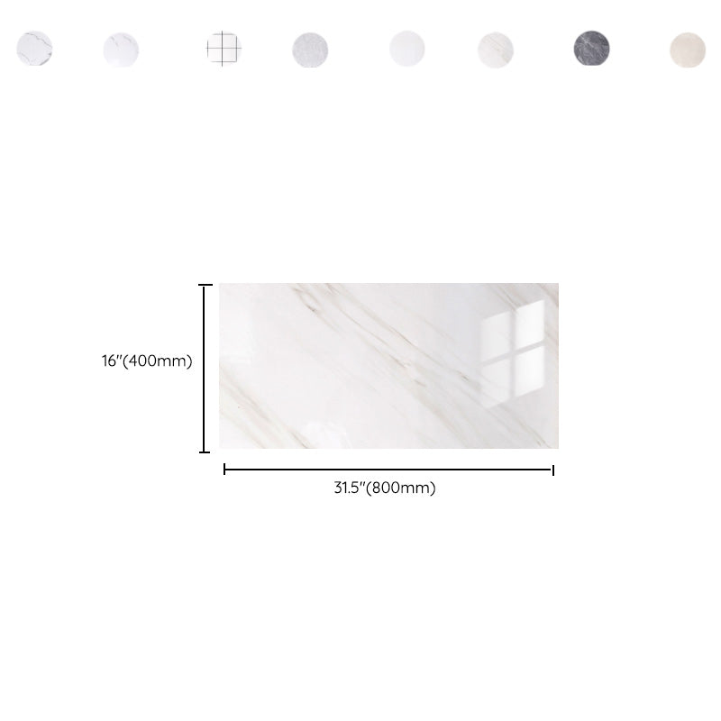 Frendorf | 10er-Pack PVC rechteckige Peel and Stick Fliesen Küche und Badezimmer Rückwand