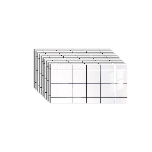 Frendorf | 10-Pack PVC rechteckige Peel-and-Stick Wandfliese Küche und Badezimmer Spritzschutz
