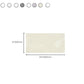 Frendorf | 10er-Pack PVC rechteckige Peel & Stick U-Bahn-Fliese Küchen- und Badezimmer-Rückwand
