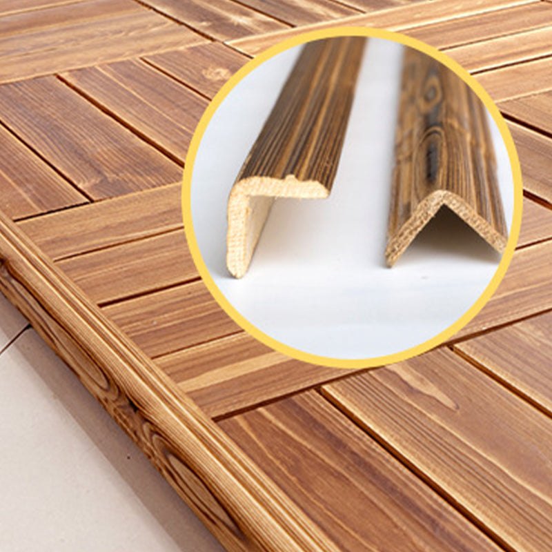 Frendorf | Kiefer Fußbodenfliese Wasserabweisend Klick-Lock Tradition Holzboden für Wohnzimmer