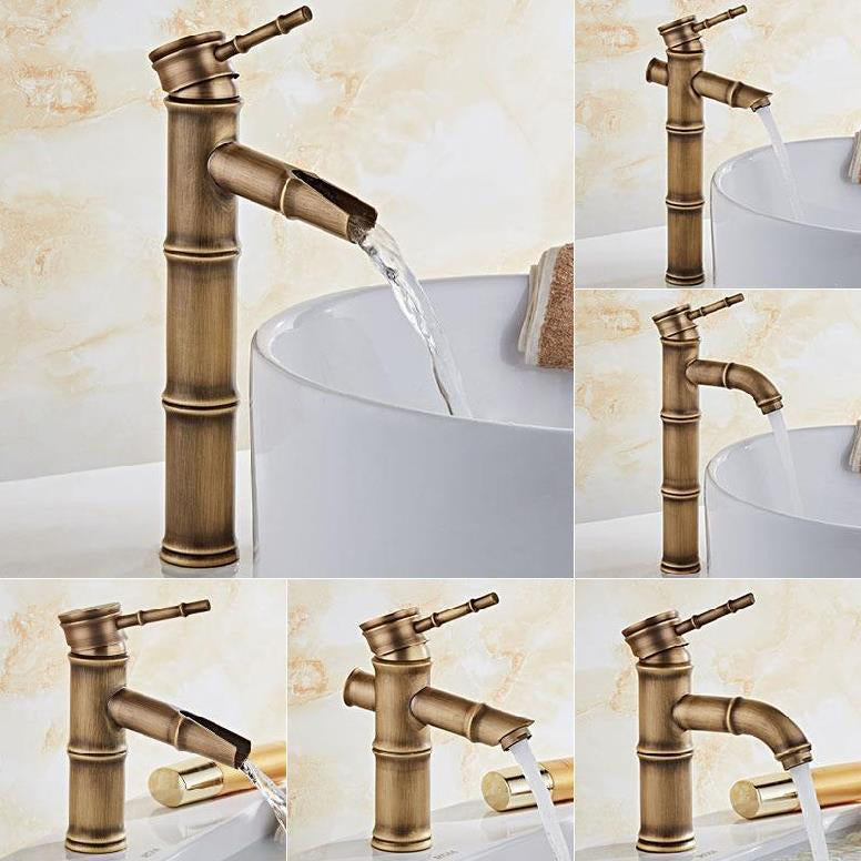 Frendorf | Messing Land Becken Wasserhahn Einloch Waschbecken Wasserhahn für Badezimmer