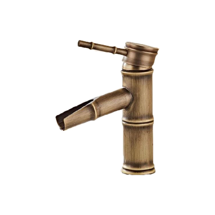 Frendorf | Messing Land Becken Wasserhahn Einloch Waschbecken Wasserhahn für Badezimmer