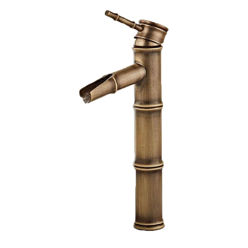 Frendorf | Messing Land Becken Wasserhahn Einloch Waschbecken Wasserhahn für Badezimmer