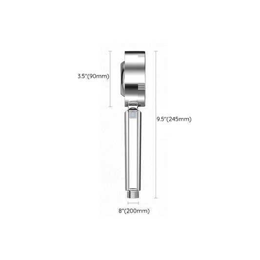 Frendorf | Metall Duschköpfe Runde Handheld Verstellbare Duschköpfe mit Selbstreinigung