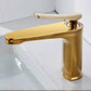 Frendorf | 1 Griff Vollkupfer Badezimmer Waschbecken Wasserhahn Nordic Modern Vanity Wasserhahn mit Abfluss