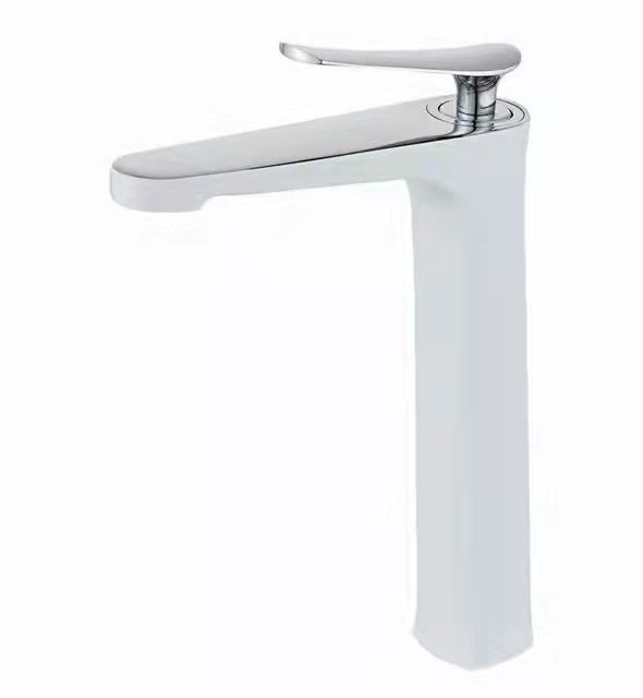 Frendorf | 1 Griff Vollkupfer Badezimmer Waschbecken Wasserhahn Nordic Modern Vanity Wasserhahn mit Abfluss