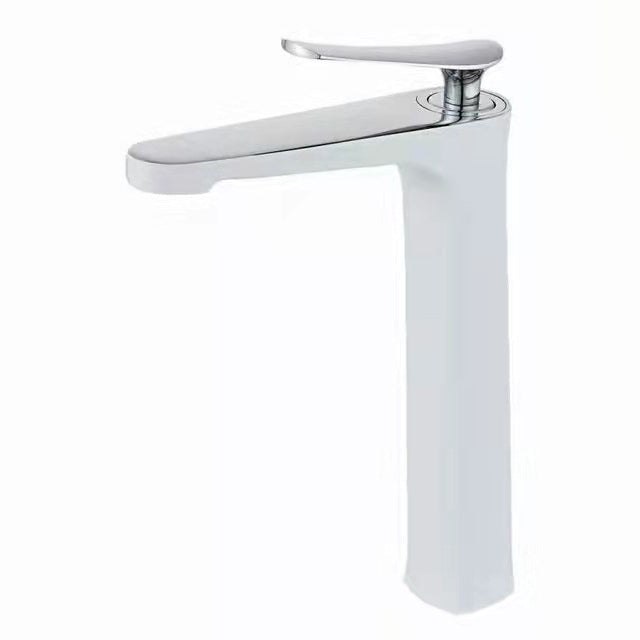 Frendorf | 1 Griff Vollkupfer Badezimmer Waschbecken Wasserhahn Nordic Modern Vanity Wasserhahn mit Abfluss