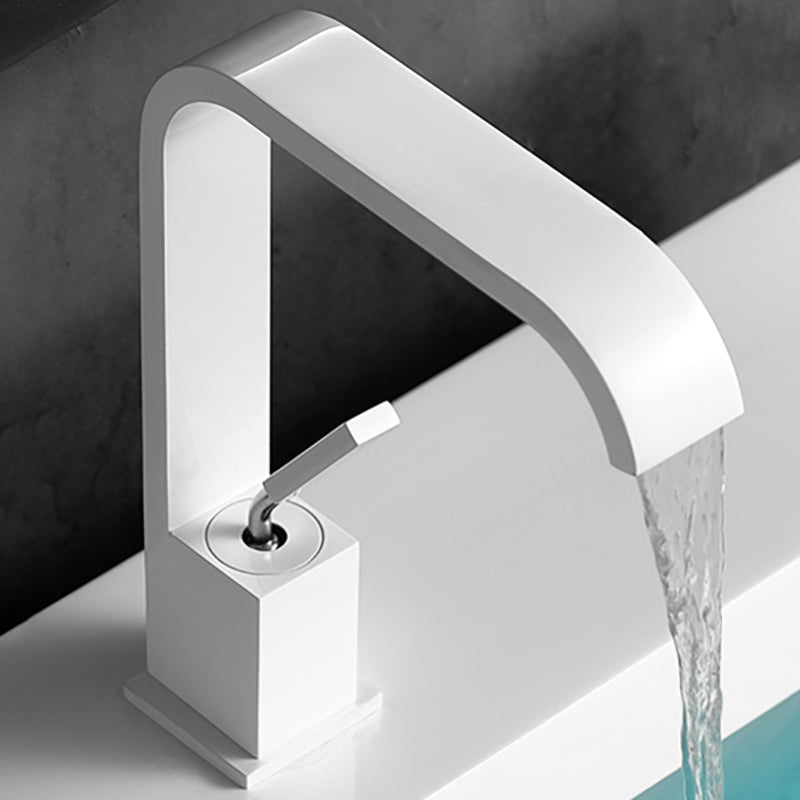Frendorf | Wasserfallauslauf Weit verbreiteter Waschbeckenarmatur Moderne Metall Weit verbreiteter Spülbeckenarmatur