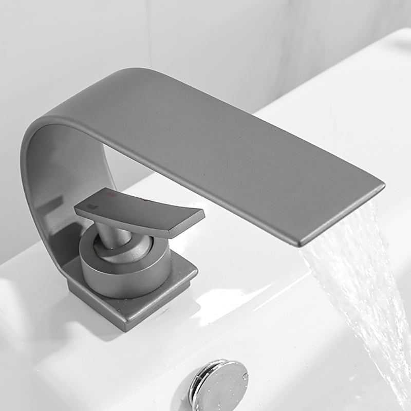 Frendorf | Wasserfallauslauf Weit verbreiteter Waschbeckenarmatur Moderne Metall Weit verbreiteter Spülbeckenarmatur