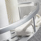 Frendorf | 3-teiliges modernes Badezimmer-Accessoire-Set Aluminium-Badregal in Silber