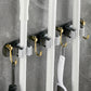 Frendorf | 5-teiliges modernes Badezimmerzubehör Set aus schwarzem Messing Badezimmerhardware
