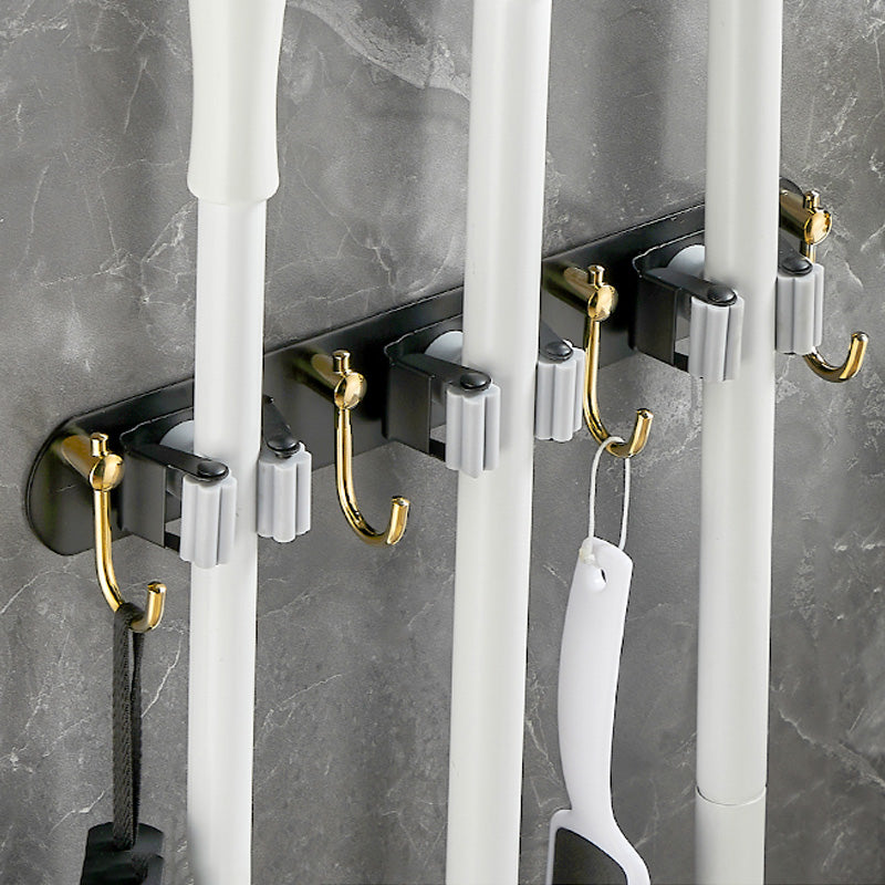 Frendorf | 5-teiliges modernes Badezimmerzubehör Set aus schwarzem Messing Badezimmerhardware