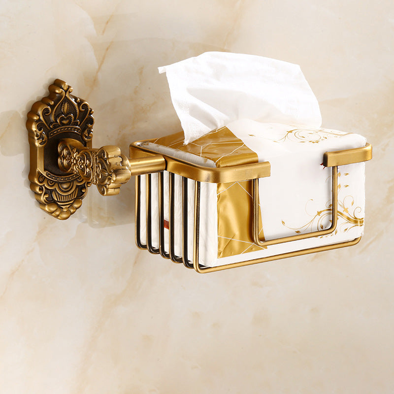 Frendorf | Traditionelles Badezimmerzubehör Set Gold Badezimmerzubehör Kit