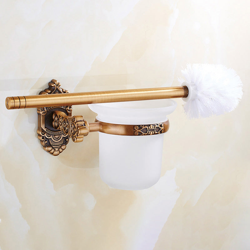 Frendorf | Traditionelles Badezimmerzubehör Set Gold Badezimmerzubehör Kit