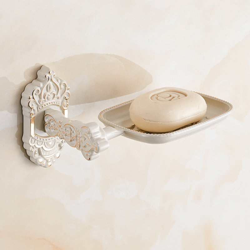 Frendorf | Traditionelles Badzubehör Set Weiß Badezimmeraccessoires Hardware Set