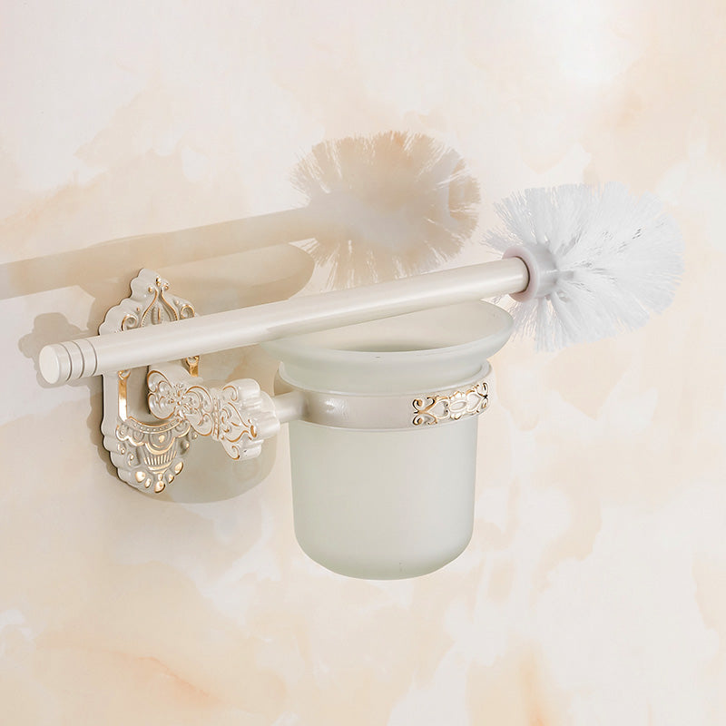 Frendorf | Traditionelles Badzubehör Set Weiß Badezimmeraccessoires Hardware Set