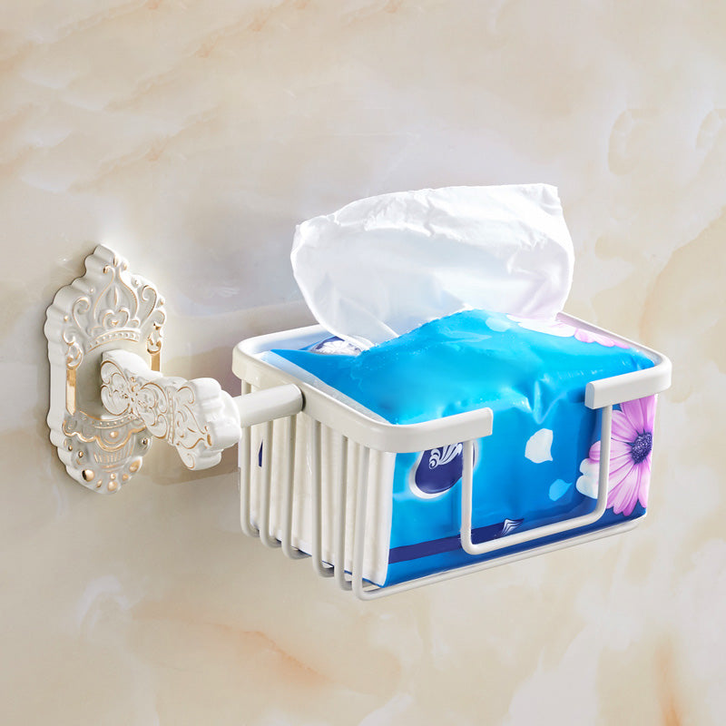 Frendorf | Traditionelles Badzubehör Set Weiß Badezimmeraccessoires Hardware Set