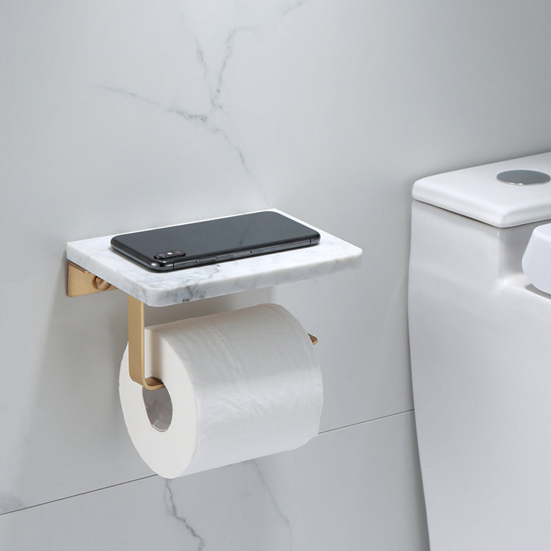 Frendorf | Poliertes Messing Badezimmerzubehör Set Marmor Badezimmerhardware