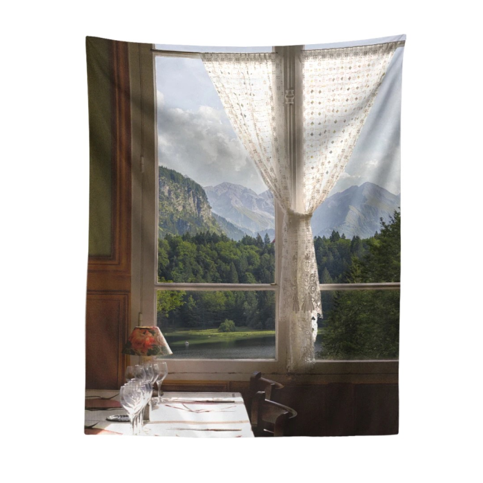 Ästhetische Aussicht Wandteppich
