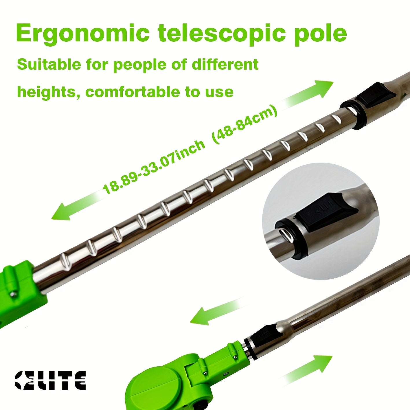 Frendorf | Tragbare Lithium-Drahtlose Elektrorasenmäher – Verstellbar & Wiederaufladbar