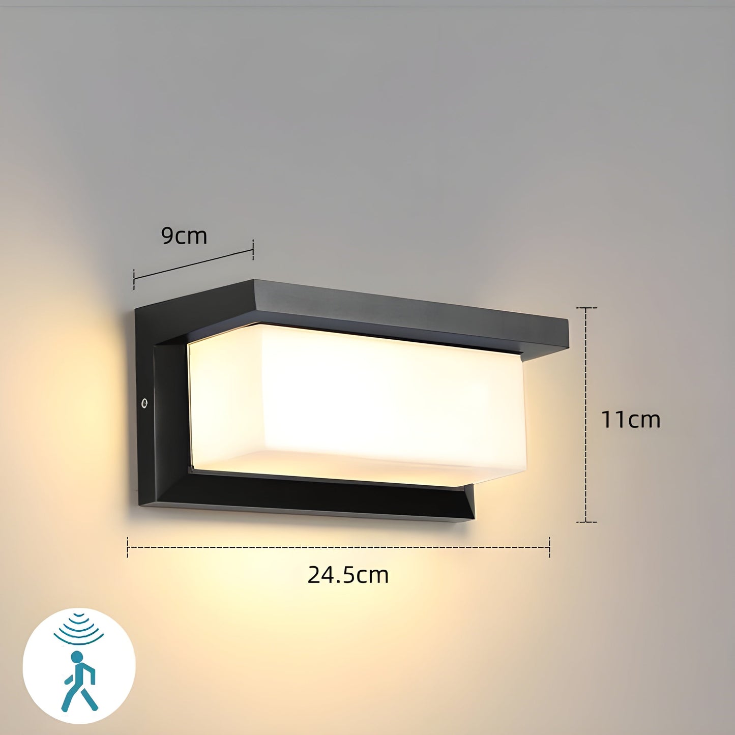 LED Außen Bewegungsmelder wasserdichte Wandlampe